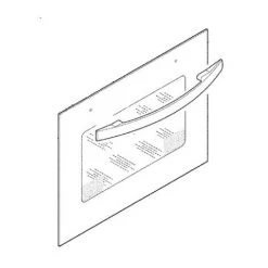 VITRE EXTERIEURE BLANCHE POUR FOUR FAURE - 357829518