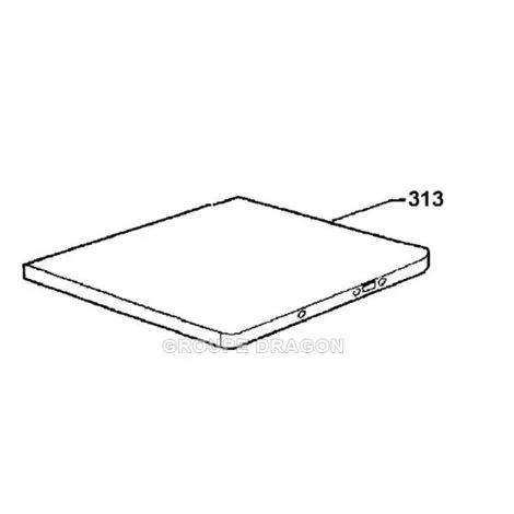Dessus Top Pour Réfrigérateur FAURE 3 Dessus Top Pour Réfrigérateur FAURE