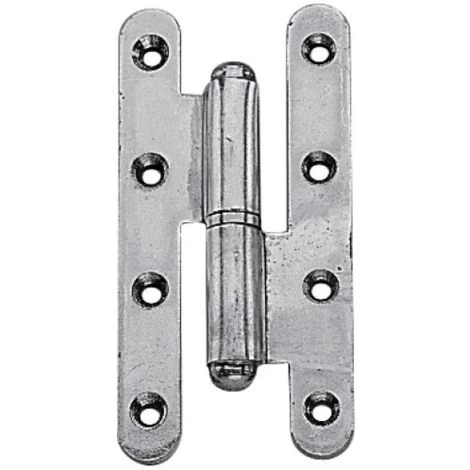 FAURE Paumelle Droite Menuiserie Bois Renforcée Nœuds Ronds Avec Lames à Bouts Ronds Acier 140 X 60 Mm 3 FAURE Paumelle Droite Menuiserie Bois Renforcée Nœuds Ronds Avec Lames à Bouts Ronds Acier 140 X 60 Mm