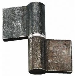 FAURE Paumelles De Grille Nœuds Plats Lames Symétriques Type GO Hauteur 80 Mm