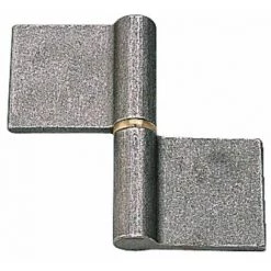 FAURE Paumelles De Grille Nœuds Plats Lames Déportées Type GO Main Gauche Hauteur 80 Mm