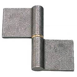 FAURE Paumelles De Grille Nœuds Plats Lames Déportées Type GO Main Gauche Hauteur 100 Mm