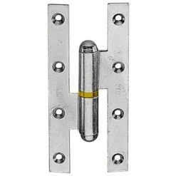 FAURE Paumelle Acier Picarde Zingué Noeud Rond Lames à Bouts Carrés 250X90 Droite - Zingué