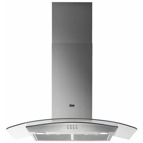 FAURE Hotte Décorative Murale Aspirante Inox Largeur 90cm Débit D'air 500m3/h - Gris 4 FAURE Hotte Décorative Murale Aspirante Inox Largeur 90cm Débit D'air 500m3/h - Gris – Image 2