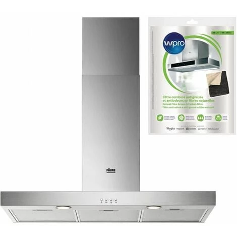 FAURE Hotte Décorative Murale Aspirante Inox Largeur 90cm Débit D'air 600m3/h - Gris 3 FAURE Hotte Décorative Murale Aspirante Inox Largeur 90cm Débit D'air 600m3/h - Gris