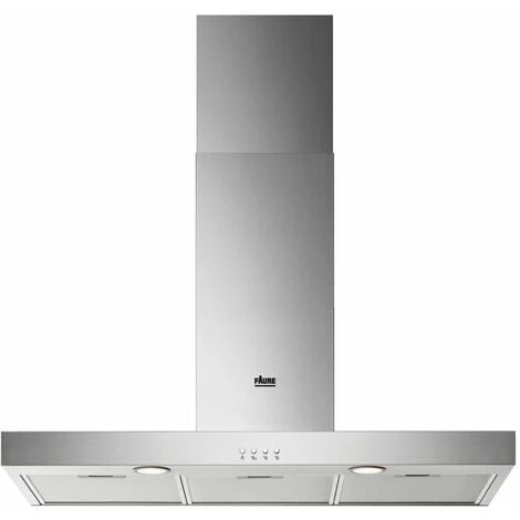 FAURE Hotte Décorative Murale Aspirante Inox Largeur 90cm Débit D'air 600m3/h - Gris 4 FAURE Hotte Décorative Murale Aspirante Inox Largeur 90cm Débit D'air 600m3/h - Gris – Image 2