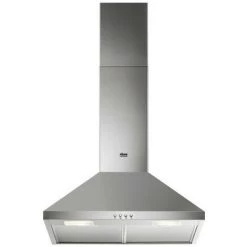 FAURE Hotte Décorative Pyramidale Aspirante Inox Largeur 60cm Débit D'air 420m3/h - Gris -FAURE Soldes Boutique 19455374 5