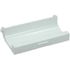 Poignée Porte Blanche (101695-16775) (1525398002) Lave-vaisselle FAURE, ZANUSSI, ELECTROLUX, ARTHUR MARTIN ELECTROLUX, JUNO, AEG, PROGRESS, ZOPPAS