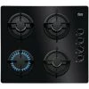 Table De Cuisson Gaz 59cm 4 Feux Verre Noir - Fgo62414ba1 - Faure - Noir -FAURE Soldes Boutique 54094020 1