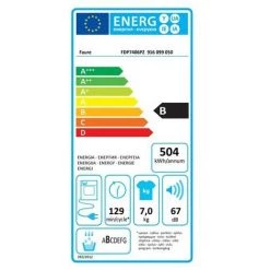 FAURE Sèche-linge Frontal Condensation 7Kg Hublot Réversible - Blanc -FAURE Soldes Boutique 55773138 3