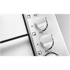 FAURE Table De Cuisson Mixte Email Encastrable 60cm 3 Foyers Gaz Et 1 électrique Blanc - Blanc -FAURE Soldes Boutique 56387848 4