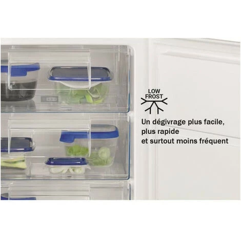 FAURE FNFN18FS1 - Réfrigérateur Congélateur Bas Encastrable - 267L (195+72) - Froid Brassé Statique - L 56cm X H 178cm - Fix 5 FAURE FNFN18FS1 - Réfrigérateur Congélateur Bas Encastrable - 267L (195+72) - Froid Brassé Statique - L 56cm X H 178cm - Fix – Image 3