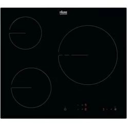 FAURE ELECTROLUX FHRN639K Plaque De Cuisson Vitrocéramique - 3 Zones - 5700W - L59 X P52cm - Revetement Verre - Noir