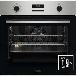 Four électrique Encastrable - FAURE FOPEX5X1 - Acier Inoxydable - Porte Froide - L 59,4 X H 59,4 X P 56,8 Cm