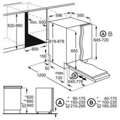 Lave-vaisselle 60cm 13 Couverts 47db Tout Intégrable - Fdln1512 - Faure - Blanc -FAURE Soldes Boutique 59200302 4